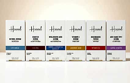 Himmel kozmetik serum kutuları