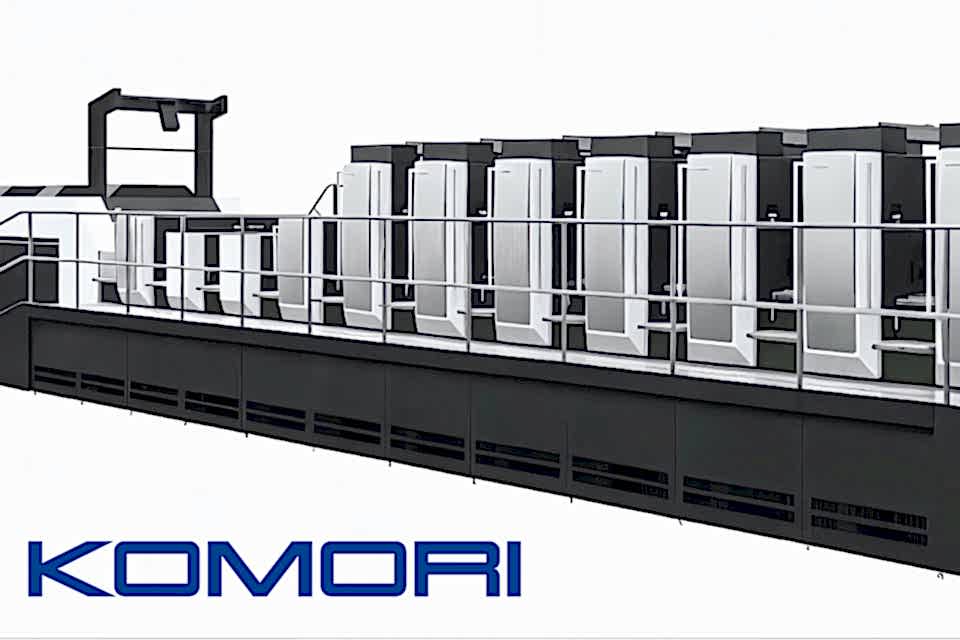 Komori GL-640 HUV Matbaa Makinesi